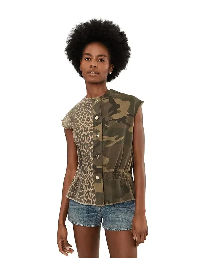 Жилет Sofi Waistcoat AllSaints — изображение 1 из 5, зеленый