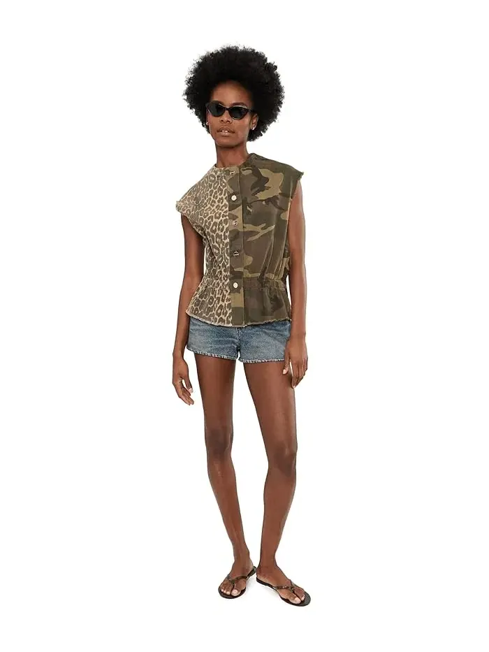 Жилет Sofi Waistcoat AllSaints — изображение 2 из 5, зеленый