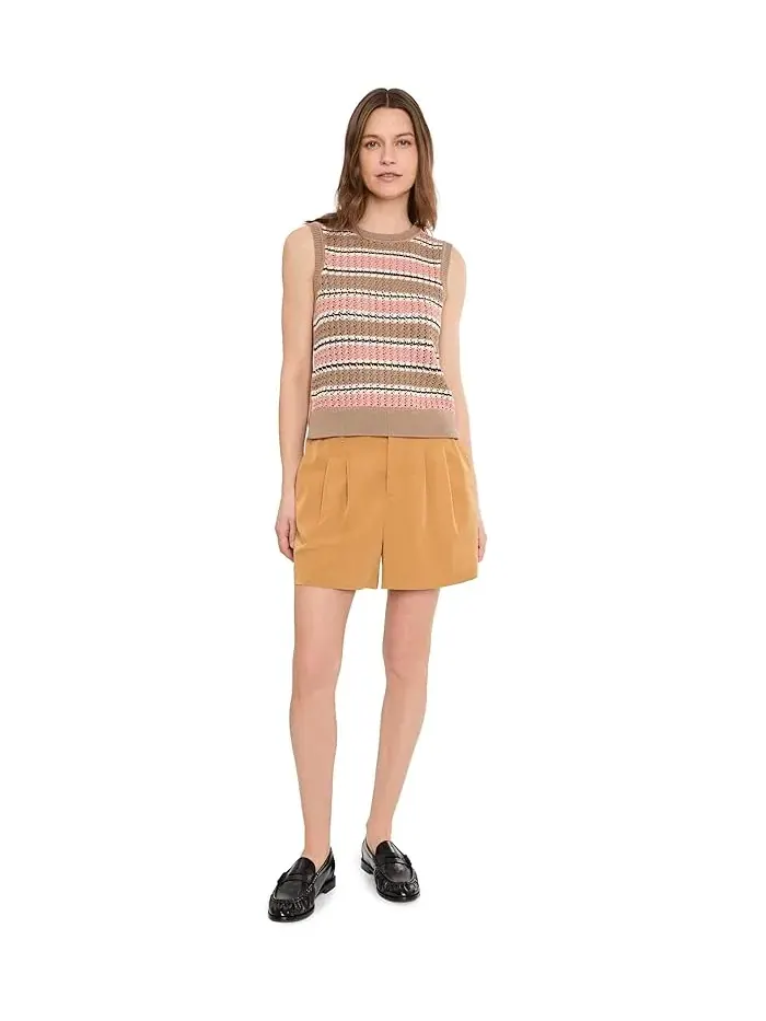 Жилет Varley Deeley Stripe Stitch — изображение 2 из 5, розовый