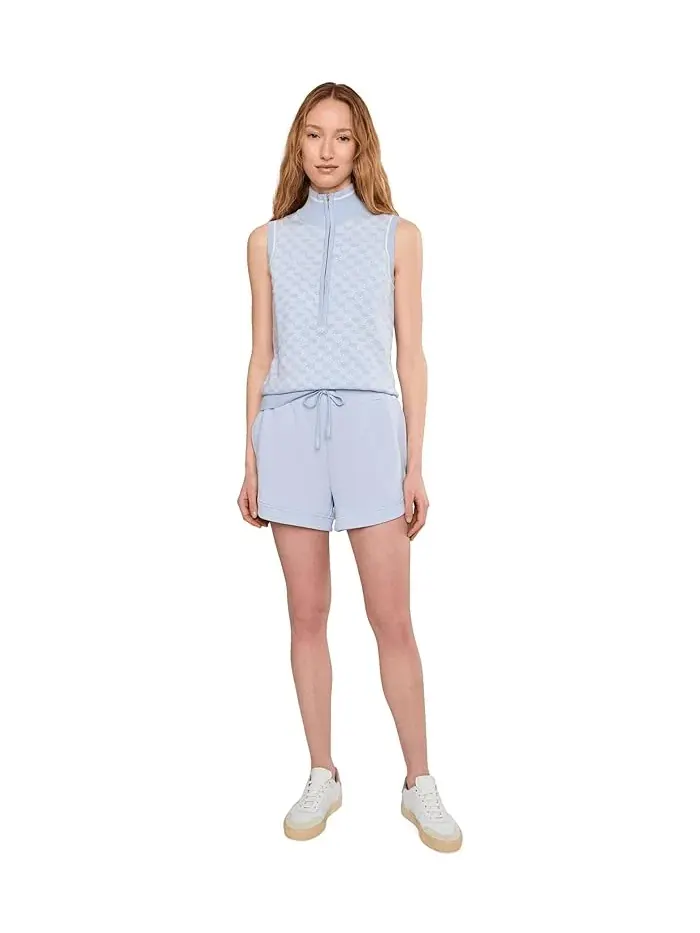 Жилет Varley Vincent 1/2 Zip Knit — изображение 2 из 5, синий/белый