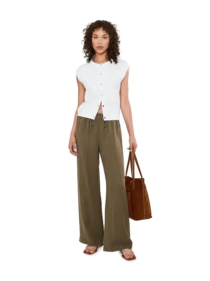 Жилет без рукавов из махровой ткани Textured Terry Sleeveless Cardigan Lilla P — изображение 2 из 5, лавандовый