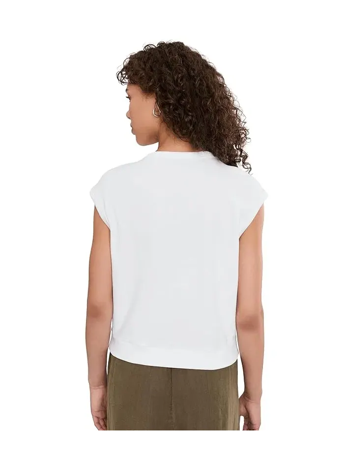 Жилет без рукавов из махровой ткани Textured Terry Sleeveless Cardigan Lilla P — изображение 4 из 5, лавандовый