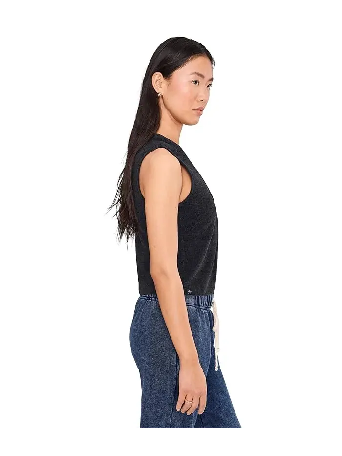Жилет CozyChic Ultra Lite Button Front Barefoot Dreams — изображение 3 из 5, черный