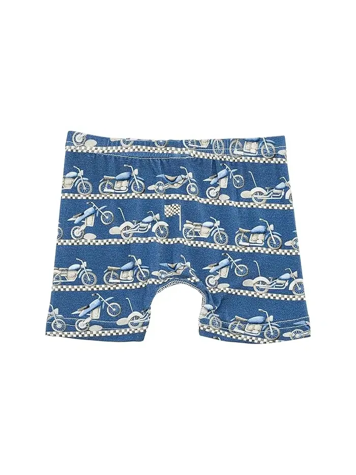 Трусы боксеры набор 3 шт дышащие Print Boxer Brief Set Kickee Pants Kids, Aloe Christmas Dogs — изображение 2 из 3