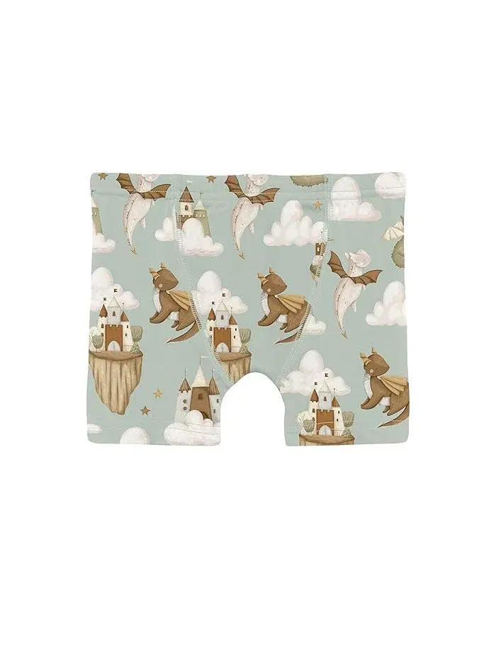 Набор боксеров из 3 штук ультрамягкие Print Boxer Brief Set Kickee Pants Kids — изображение 2 из 4