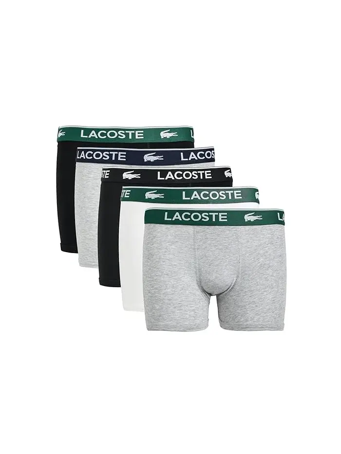 Боксеры 5 шт хлопок 5-Pack Boxer Brief Lacoste Kids — изображение 1 из 3, орех