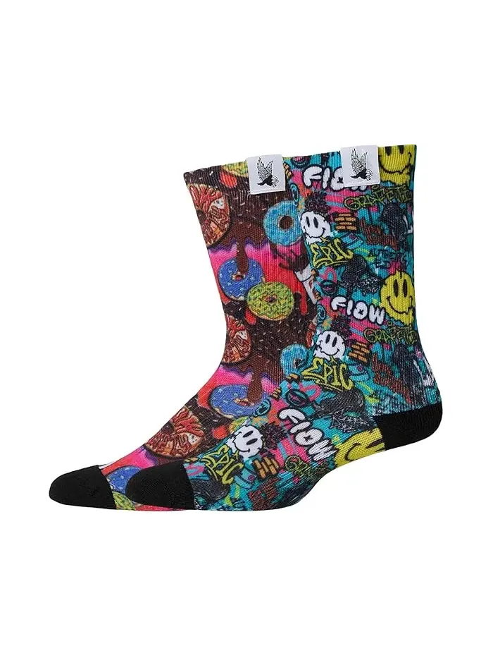 Носки Graffiti Lacrosse Flow & Donut Flow 2 Pack FLOW SOCIETY — изображение 1 из 1, мульти