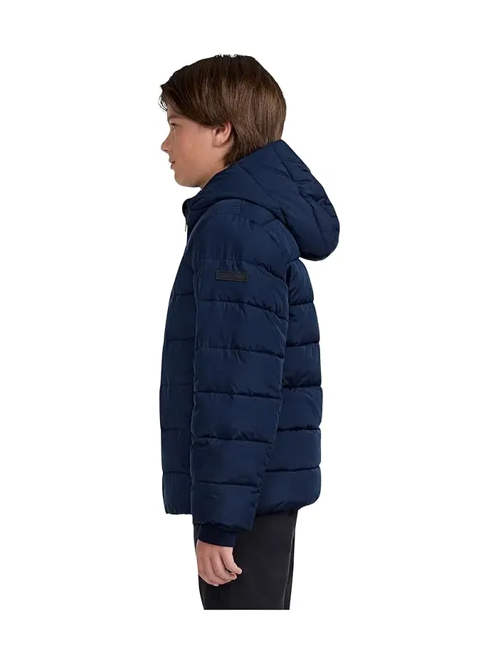 Пуховик Midweight Puffer Jacket abercrombie kids — изображение 3 из 4, темно-синий