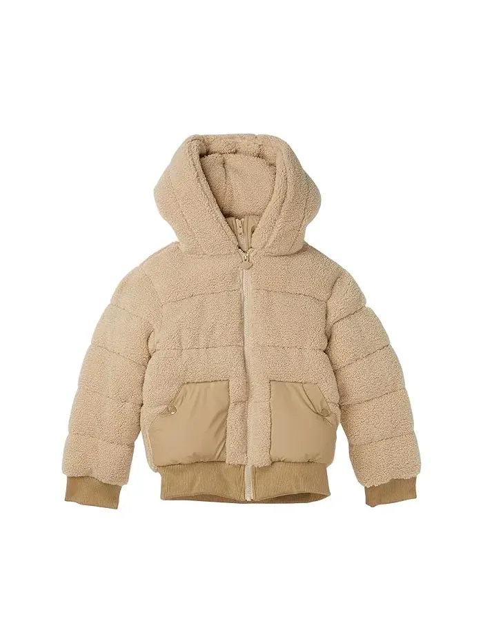 Пуховик Teddy Puffer Appaman Kids — изображение 1 из 3, бежевый