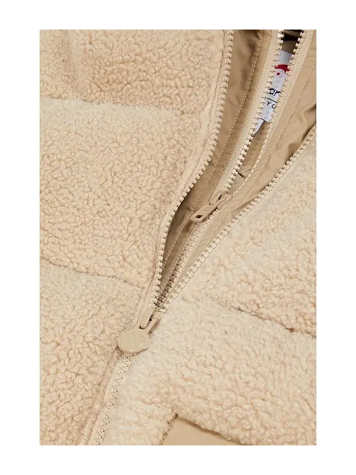 Пуховик Teddy Puffer Appaman Kids — изображение 2 из 3, бежевый