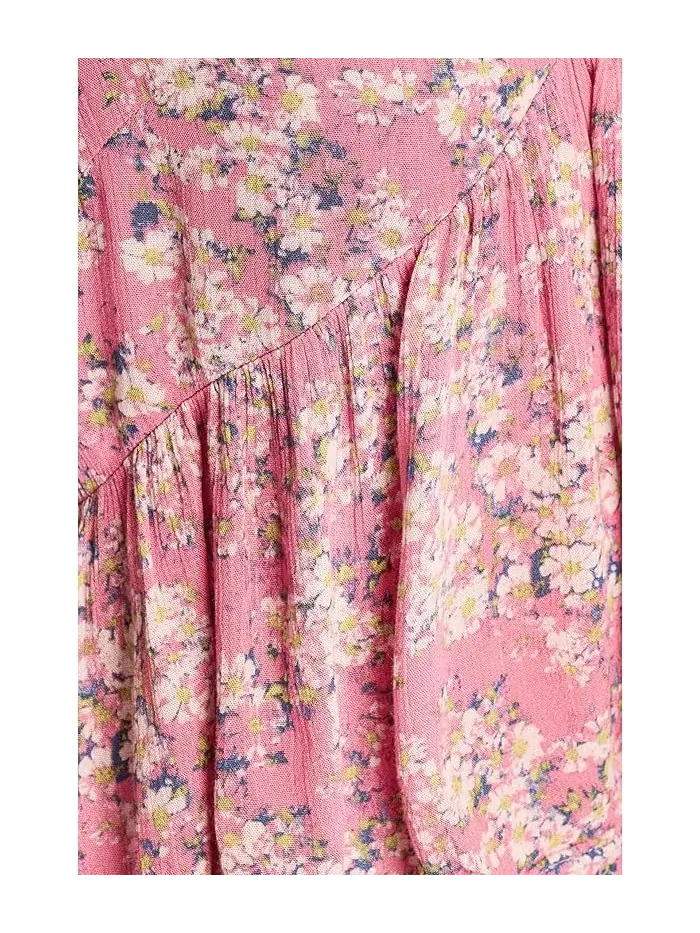 Комплект из топа и юбки Perishing Printed Set Free People — изображение 5 из 5, розовый