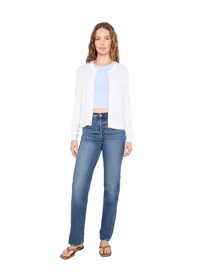 Свитер Splendid Erica Cardigan — изображение 2 из 5, белый