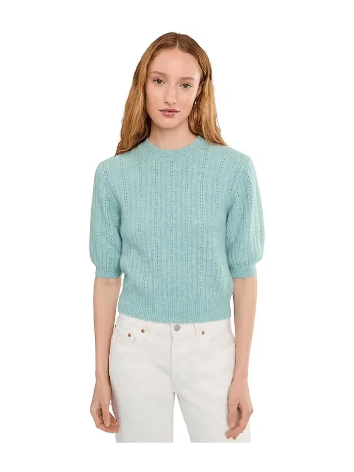 Свитер с отделкой стежками Charm Stitch Hazel Twinset Madewell — изображение 1 из 5, синий