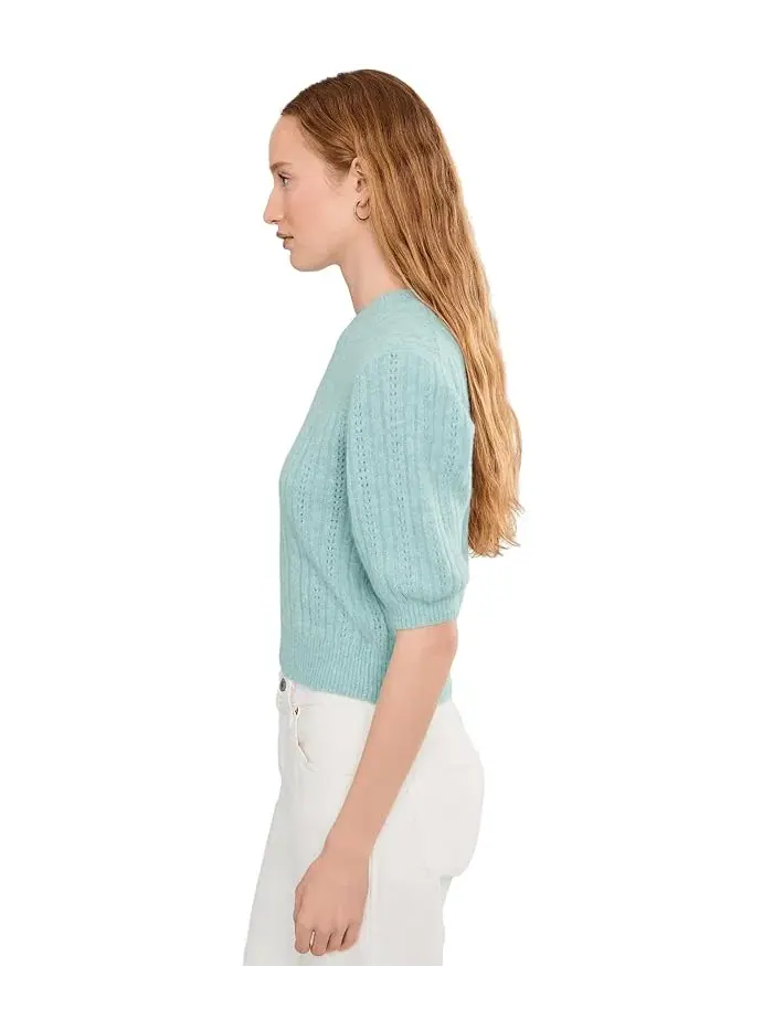 Свитер с отделкой стежками Charm Stitch Hazel Twinset Madewell — изображение 3 из 5, синий