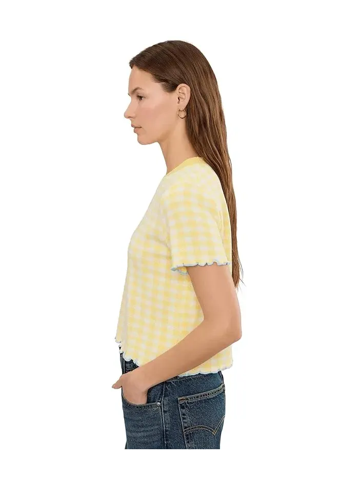 Свитер Poppy Lettuce Edge Sweater Tee 525 america — изображение 3 из 5, лимон-меранга