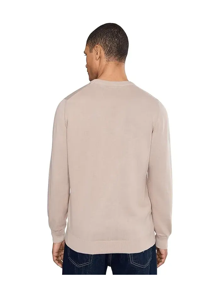 Свитер хлопковый Pima Cotton Crew Neck Barbour — изображение 4 из 5, дымка