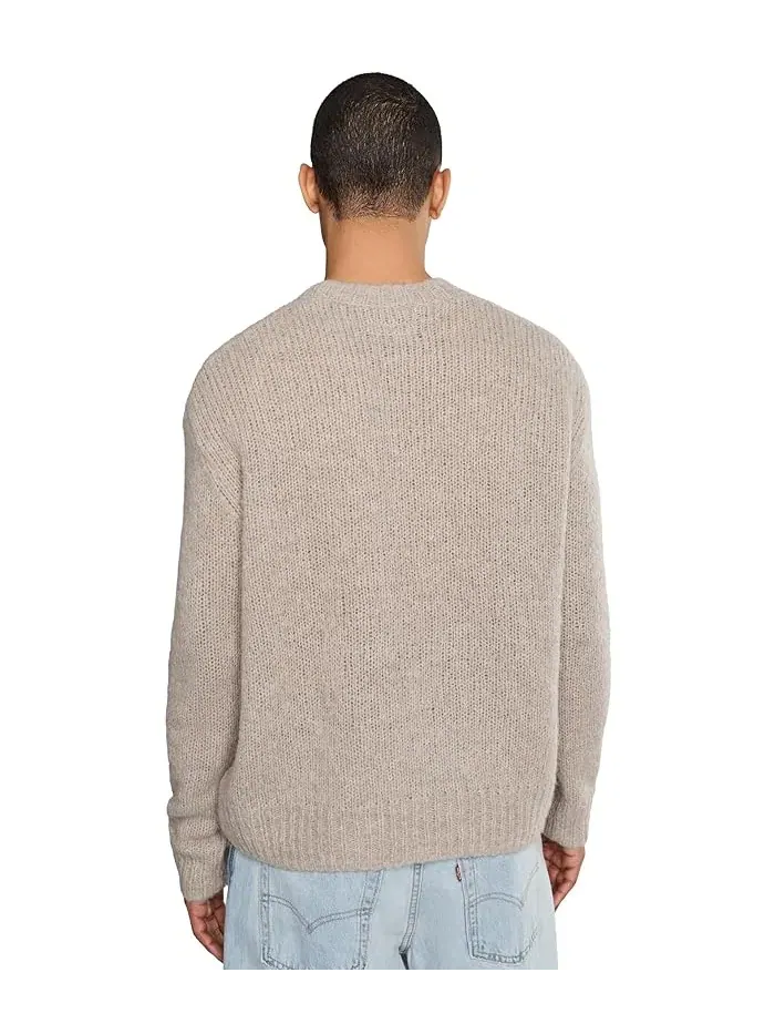 Свитер с сердцем Lover Knit Crew AllSaints — изображение 4 из 5, коричневый