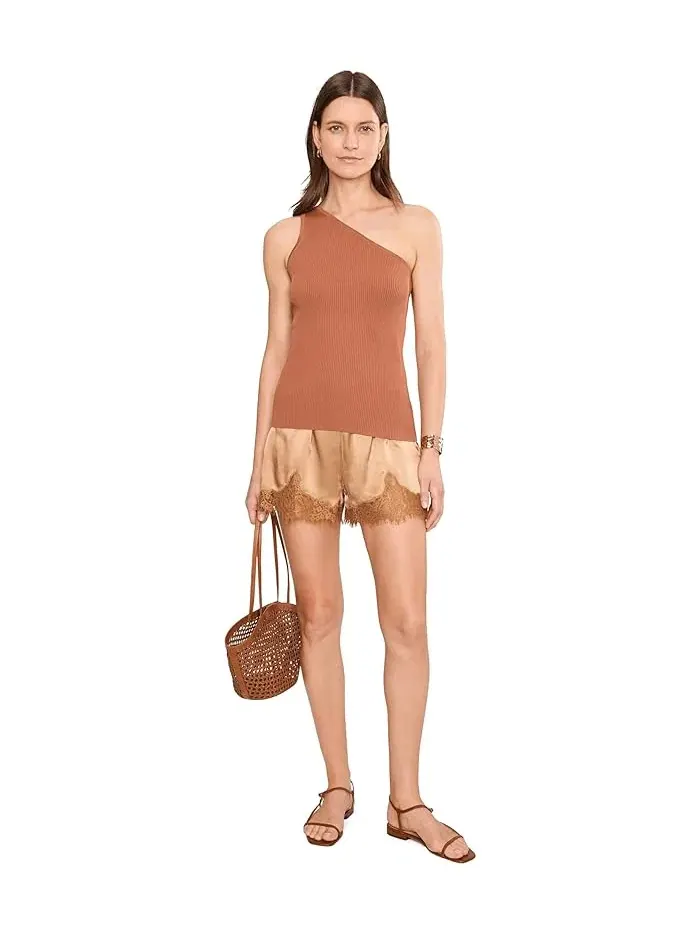 Свитер Rib-Knit One-Shoulder Lauren Ralph Lauren — изображение 2 из 5, красный