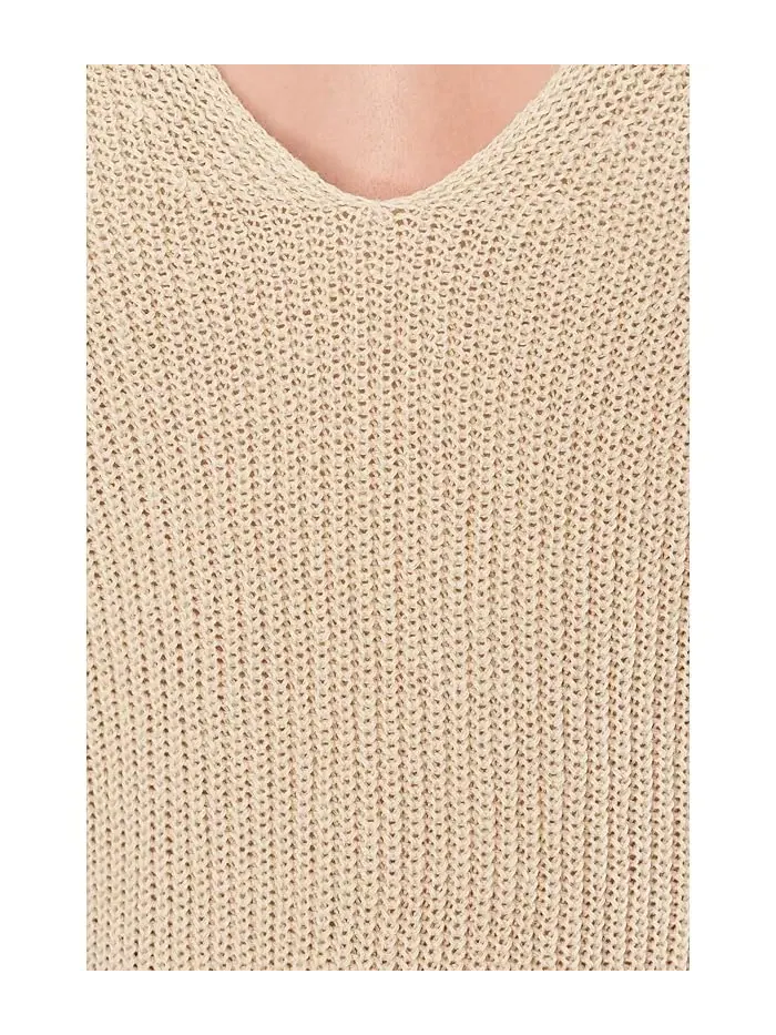 Свитер с V-образным вырезом Miramar Linen Deep V Faherty — изображение 5 из 5, черный