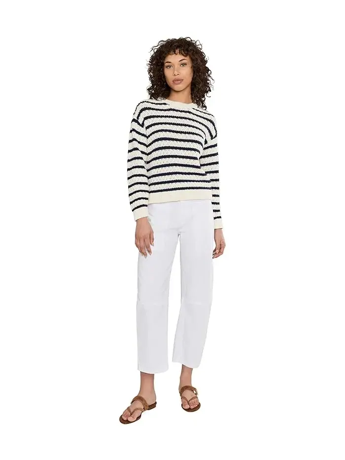 Свитер в полоску Pebblestone Bay Stripe Crew Tommy Bahama — изображение 2 из 5, кокос