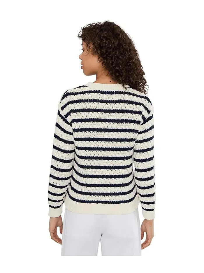 Свитер в полоску Pebblestone Bay Stripe Crew Tommy Bahama — изображение 4 из 5, кокос