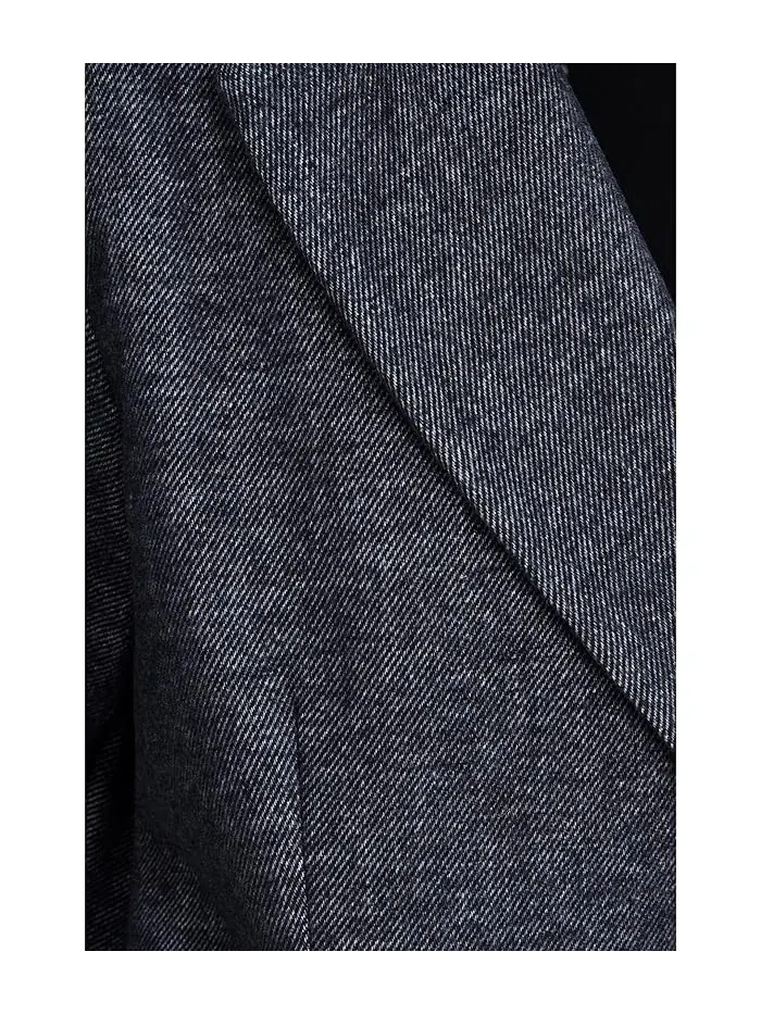 Пиджак двубортный Double Breasted Blazer Jacket Levi's — изображение 5 из 5, темно-синий