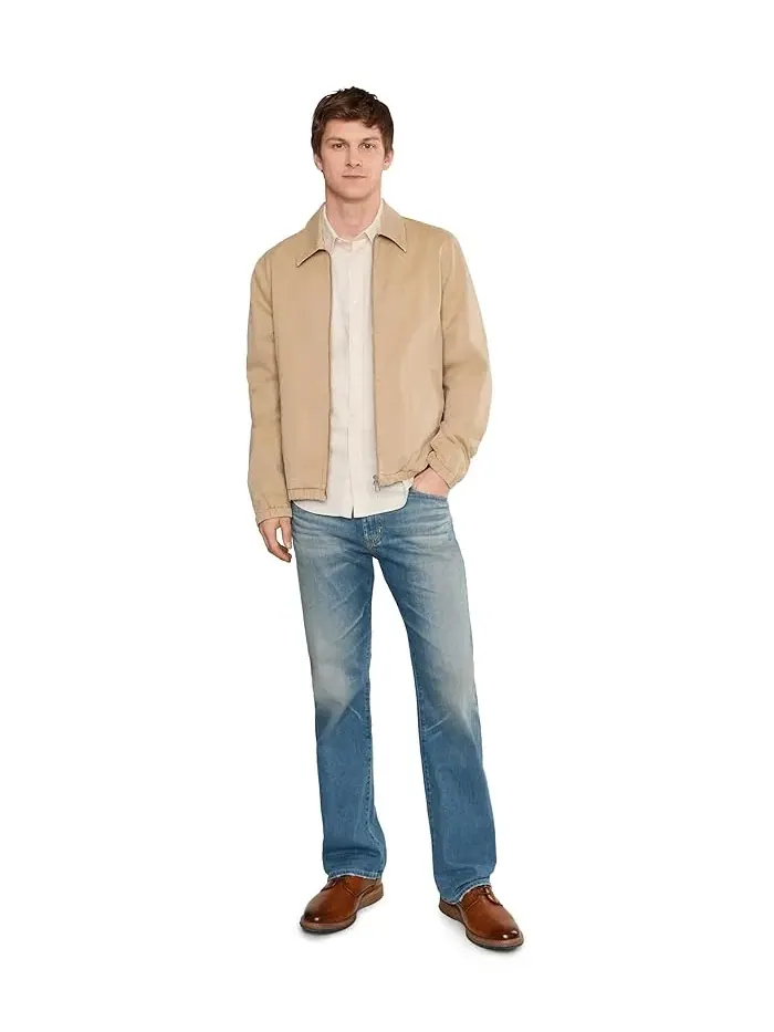 Джинсы клеш средняя посадка Clint Classic Bootcut AG Jeans — изображение 2 из 5, белый