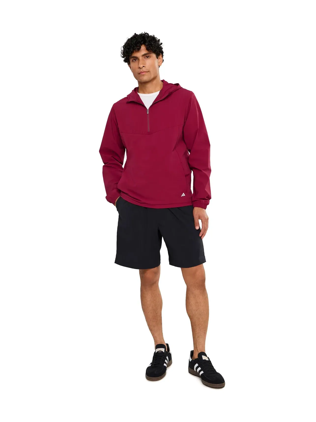 Анорак Ultimate365+ Course Control Clima365 Anorak Adidas Golf — изображение 2 из 5, бордовый