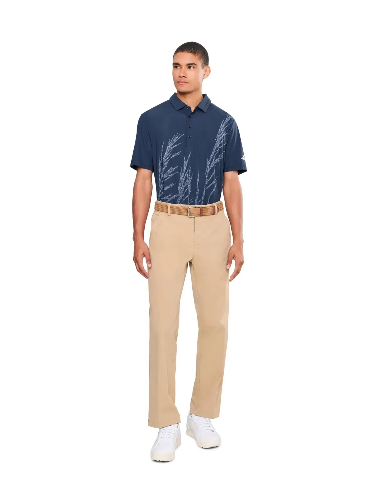 Футболка-поло Ultimate365 Tour Cool Feel Fescue Adidas Golf — изображение 2 из 5, темно-синий