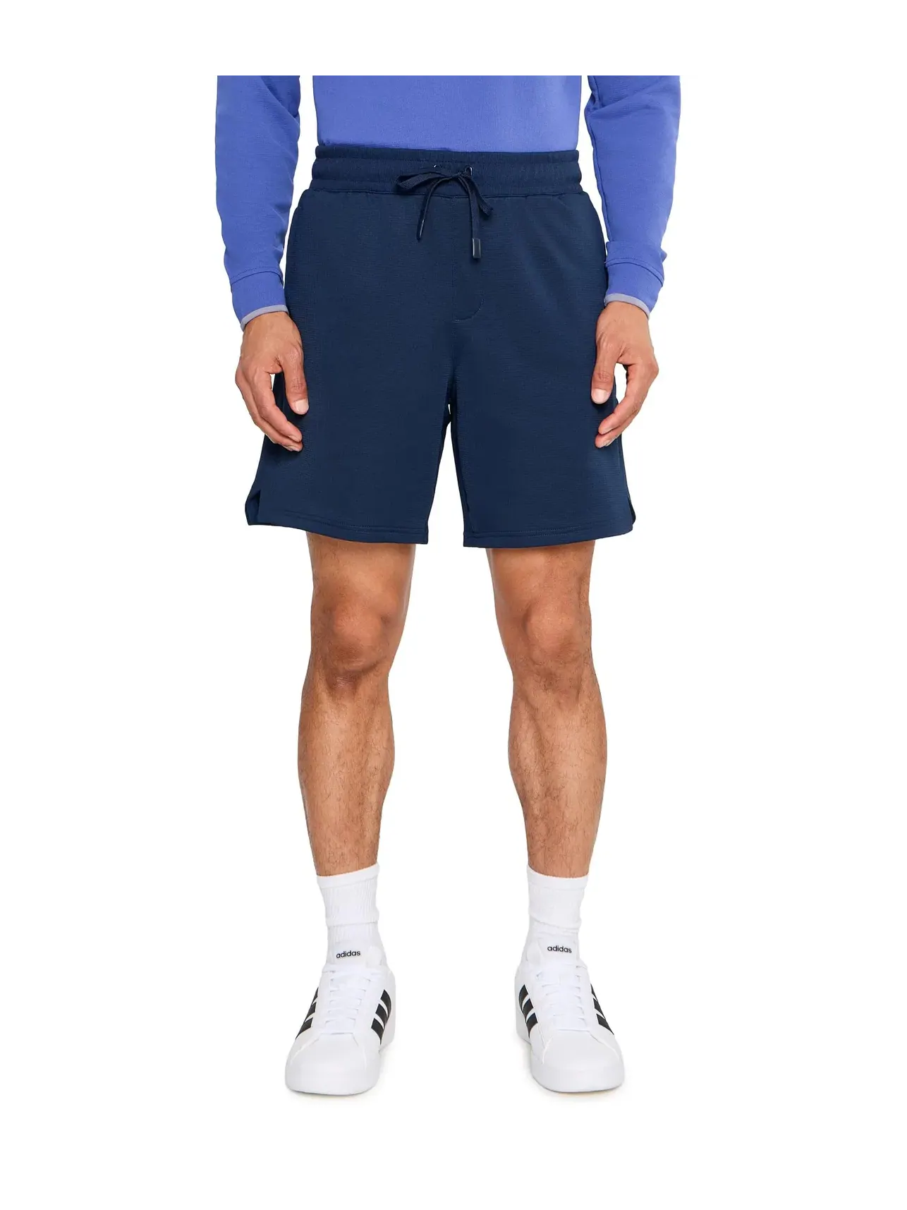 Шорты Beyond The Course Range Adidas Golf — синий