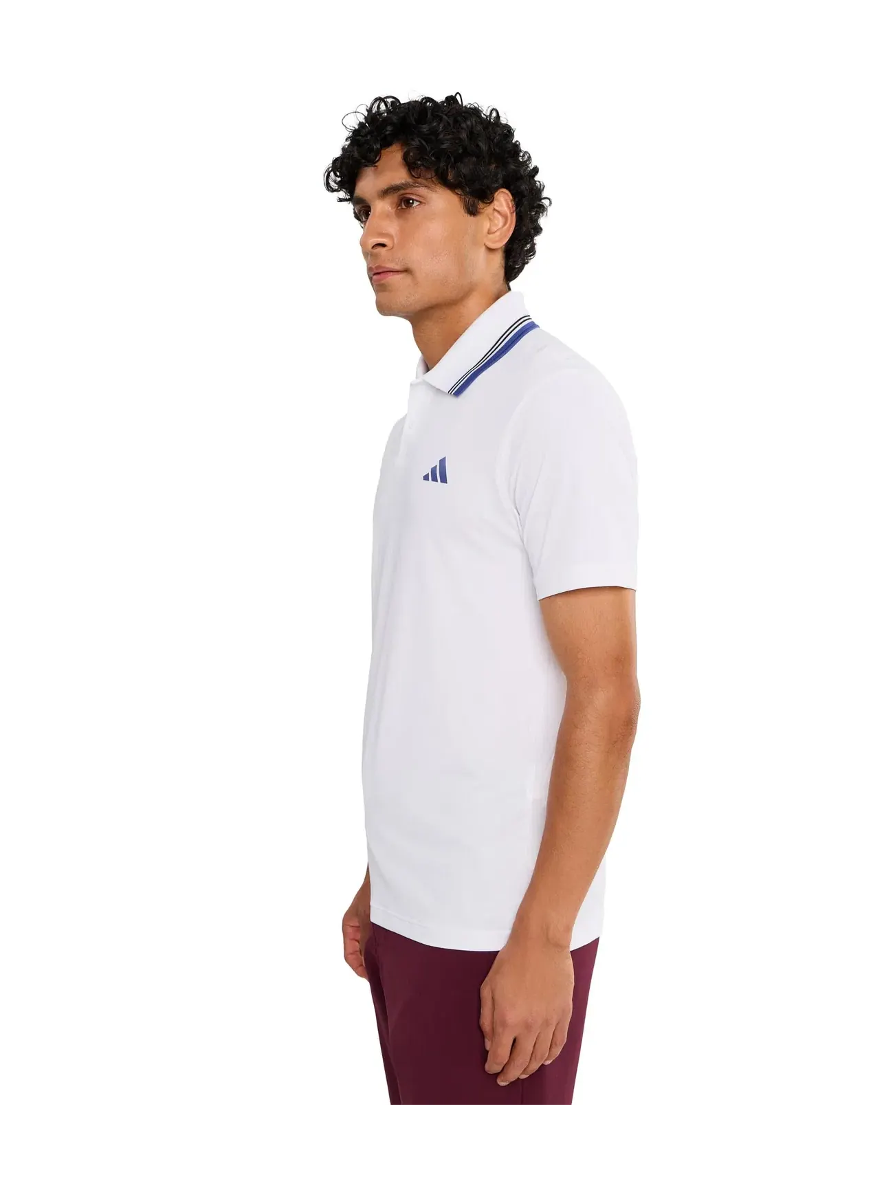 Футболка-поло Ultimate365 Tour Climacool+ Adidas Golf — изображение 3 из 5, белый