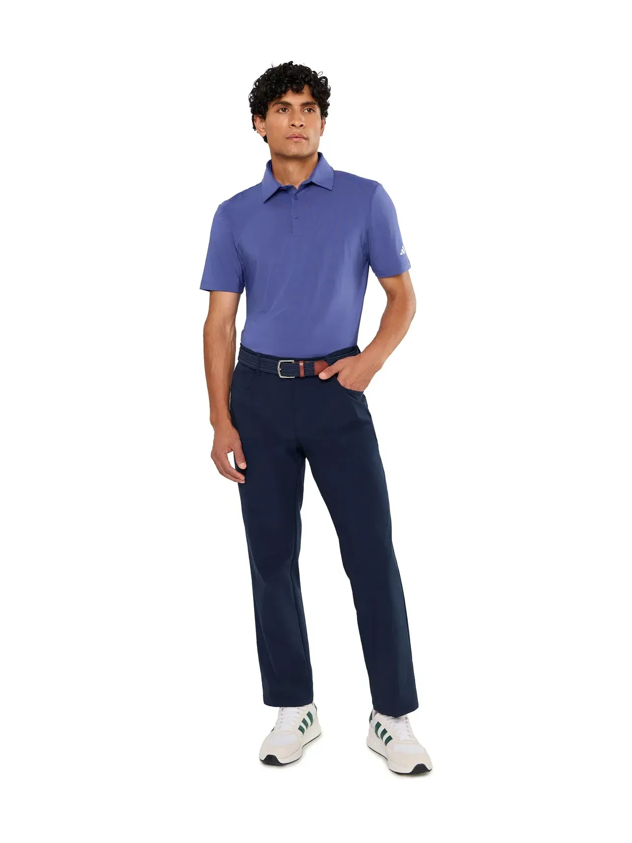 Рубашка-поло Ultimate365 Solid Adidas Golf — изображение 2 из 5, индиго