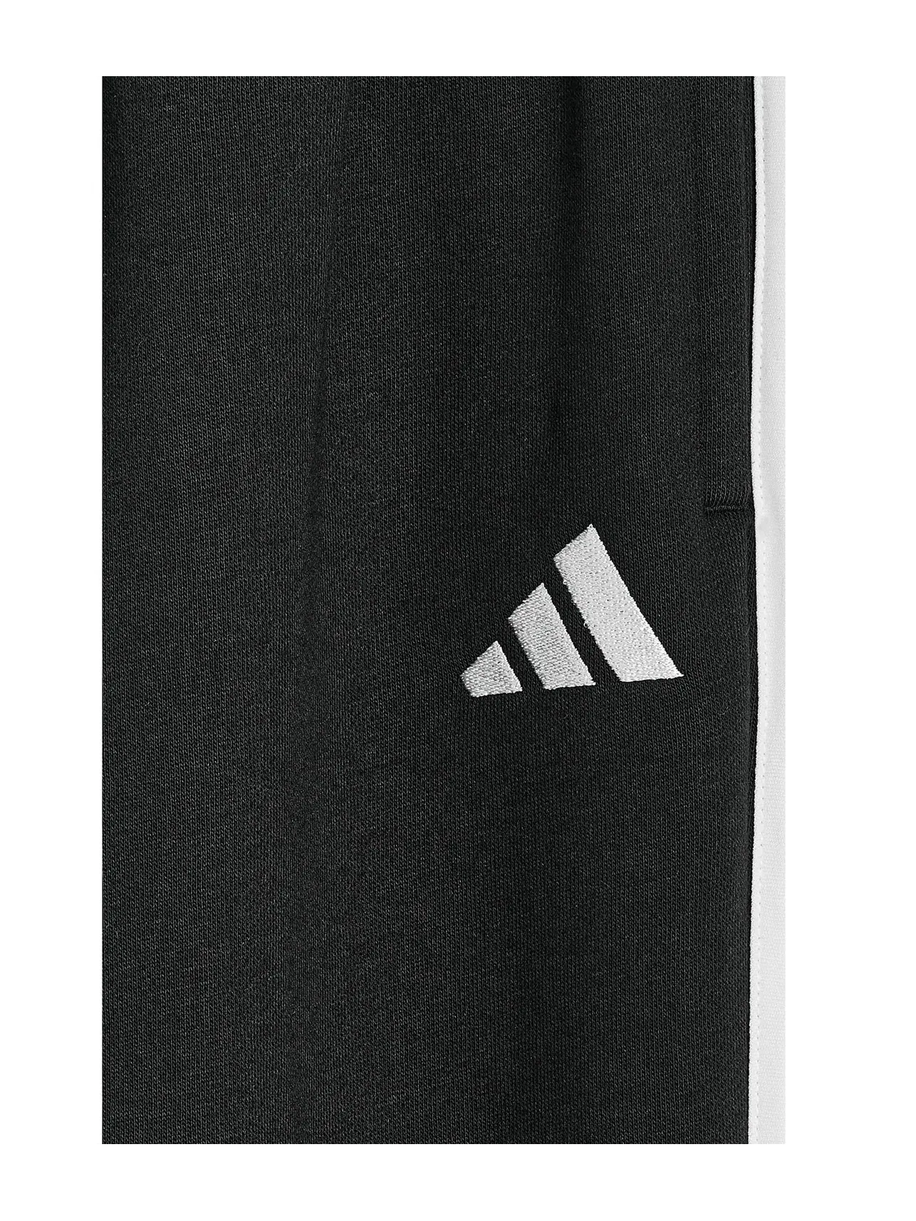Спортивные брюки из флиса с тремя полосками (для детей постарше) Adidas Kids — изображение 3 из 3, черный