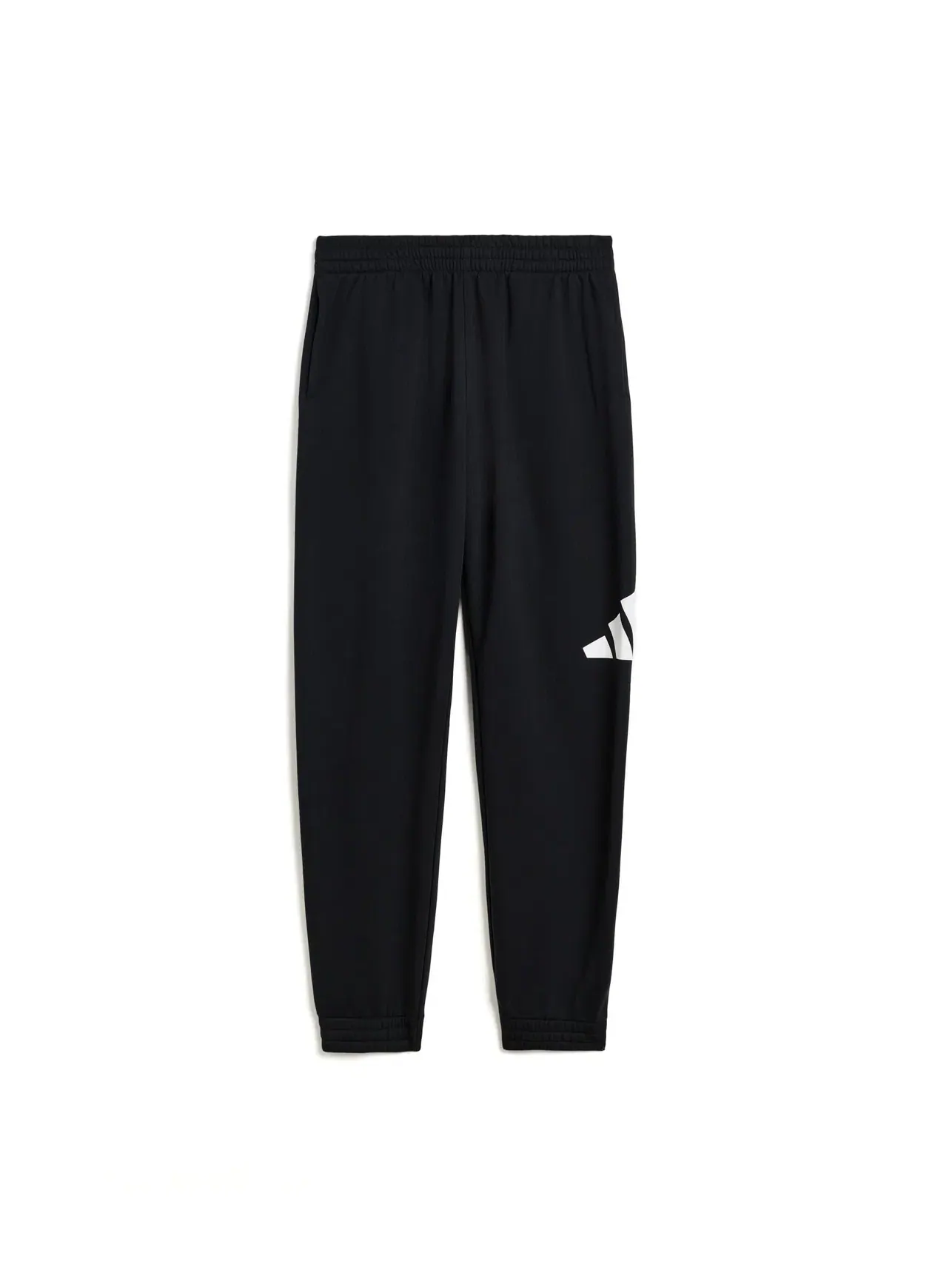 Спортивные флисовые брюки Essential с большим логотипом (для детей постарше) Adidas Kids — изображение 1 из 3, черный
