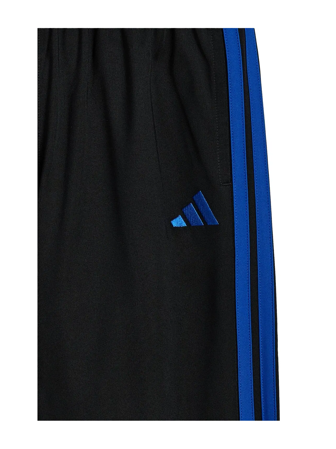 Спортивные брюки из трикотажа с тремя полосками (для детей постарше) Adidas Kids — изображение 3 из 3, черный/синий