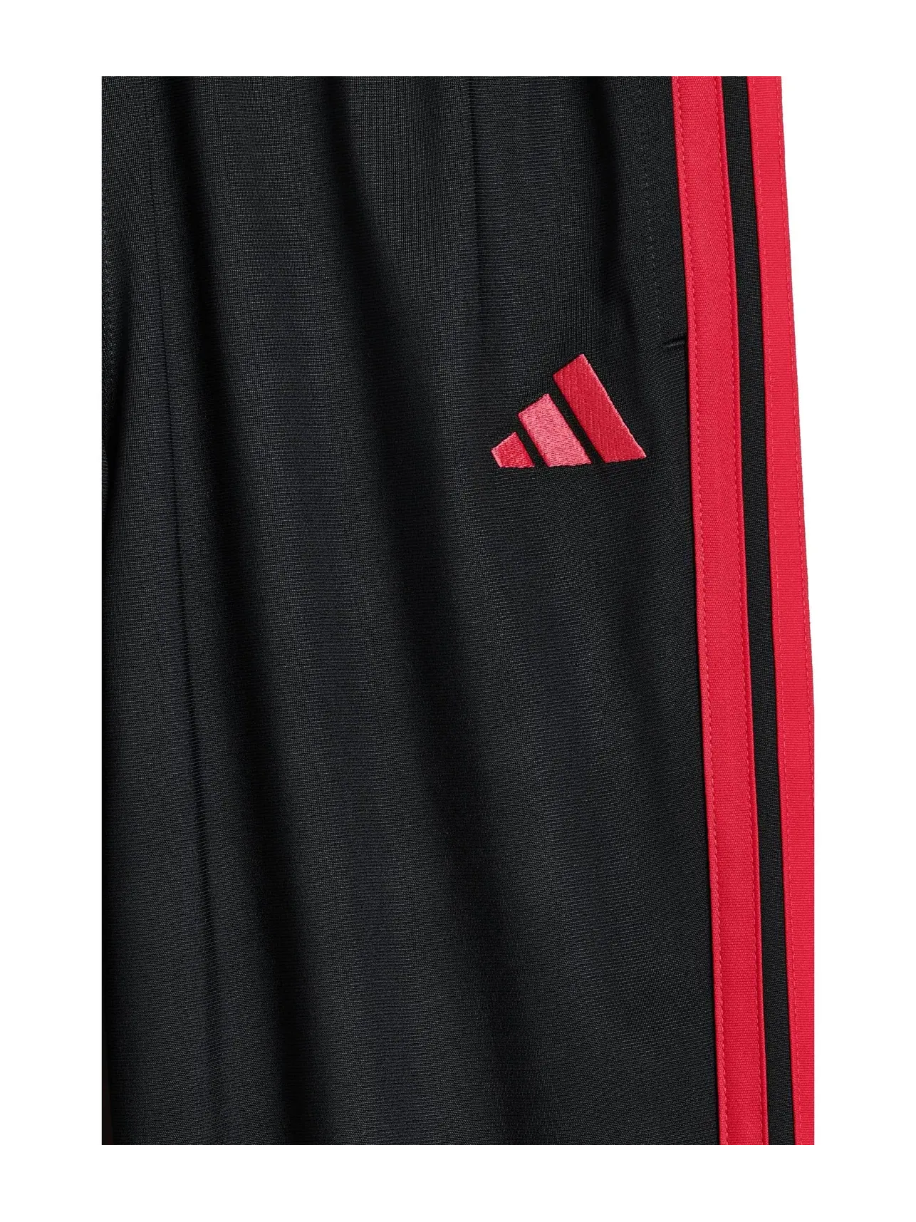 Спортивные брюки из трикотажа с тремя полосками (для детей постарше) Adidas Kids — изображение 3 из 3, черный/красный