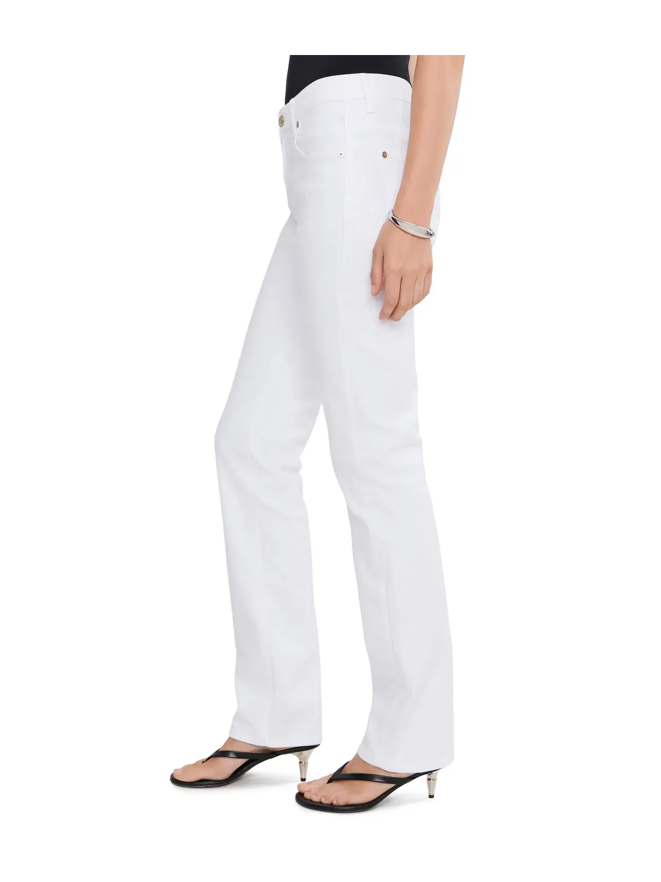 Джинсы зауженные The Slim 7 For All Mankind — изображение 3 из 5, белый