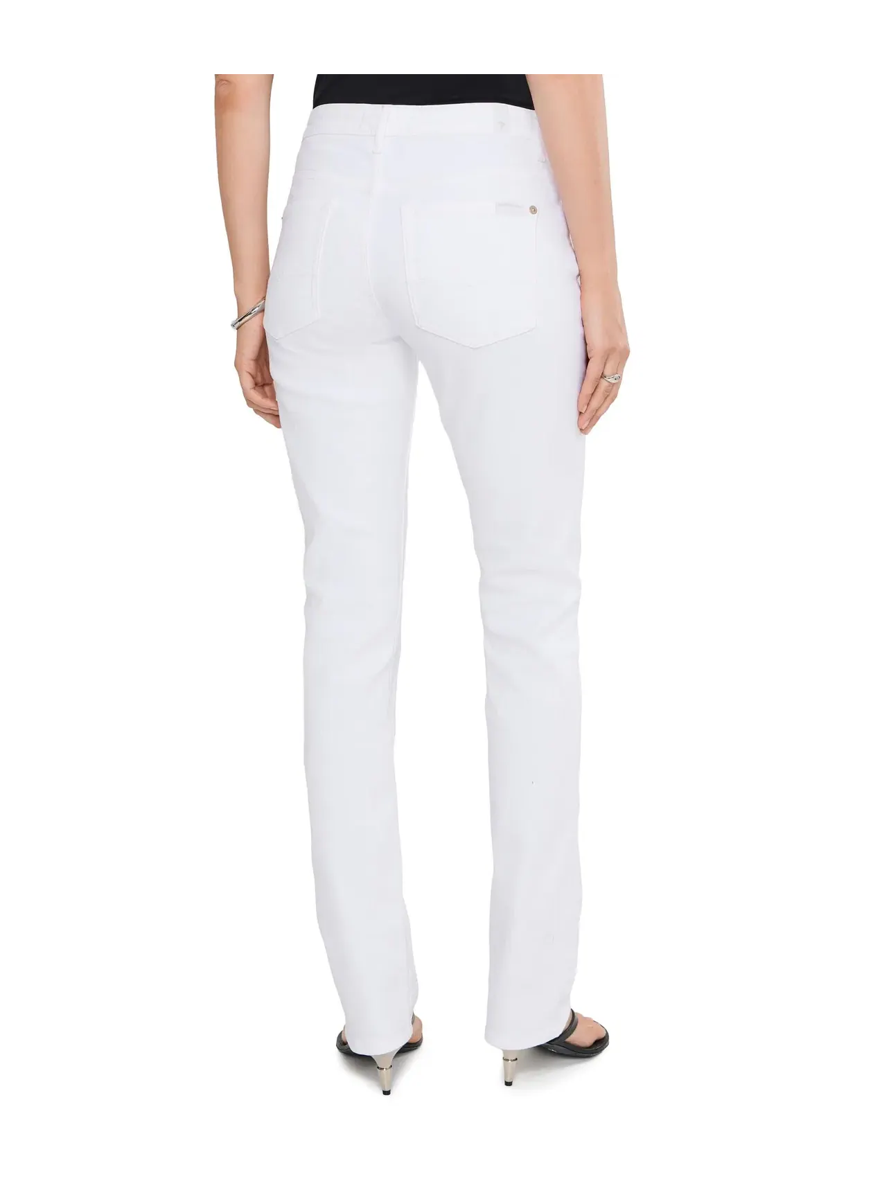Джинсы зауженные The Slim 7 For All Mankind — изображение 4 из 5, белый