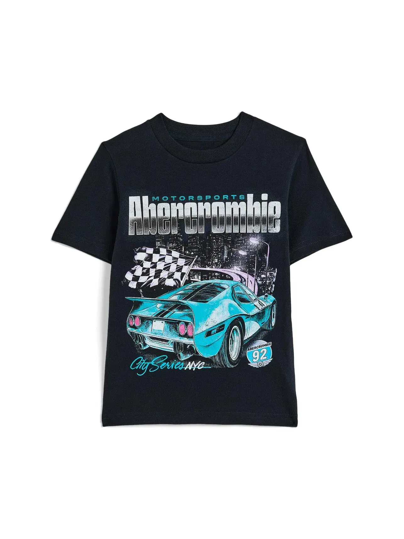 Футболка City Car (для маленьких и больших детей) Abercrombie Kids — изображение 1 из 3, антрацит