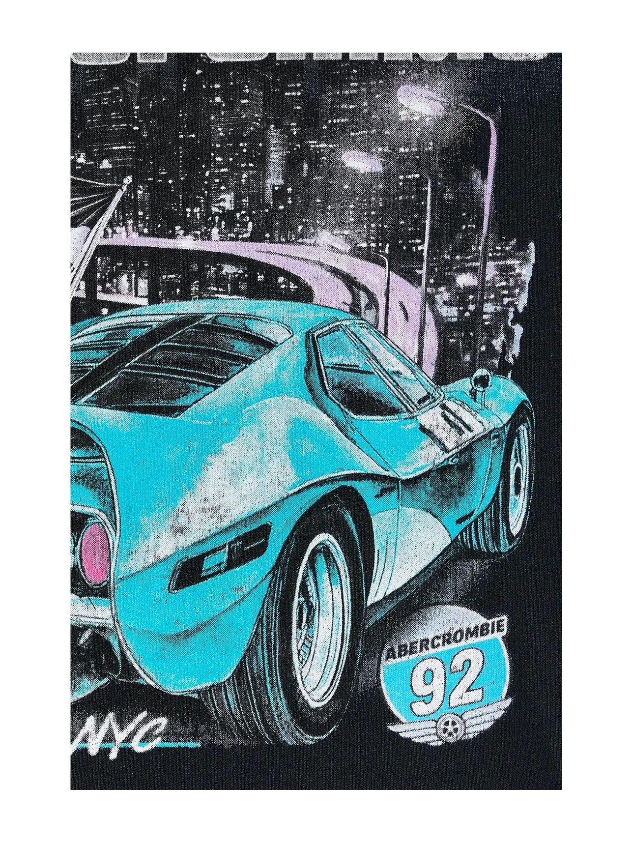 Футболка City Car (для маленьких и больших детей) Abercrombie Kids — изображение 3 из 3, антрацит