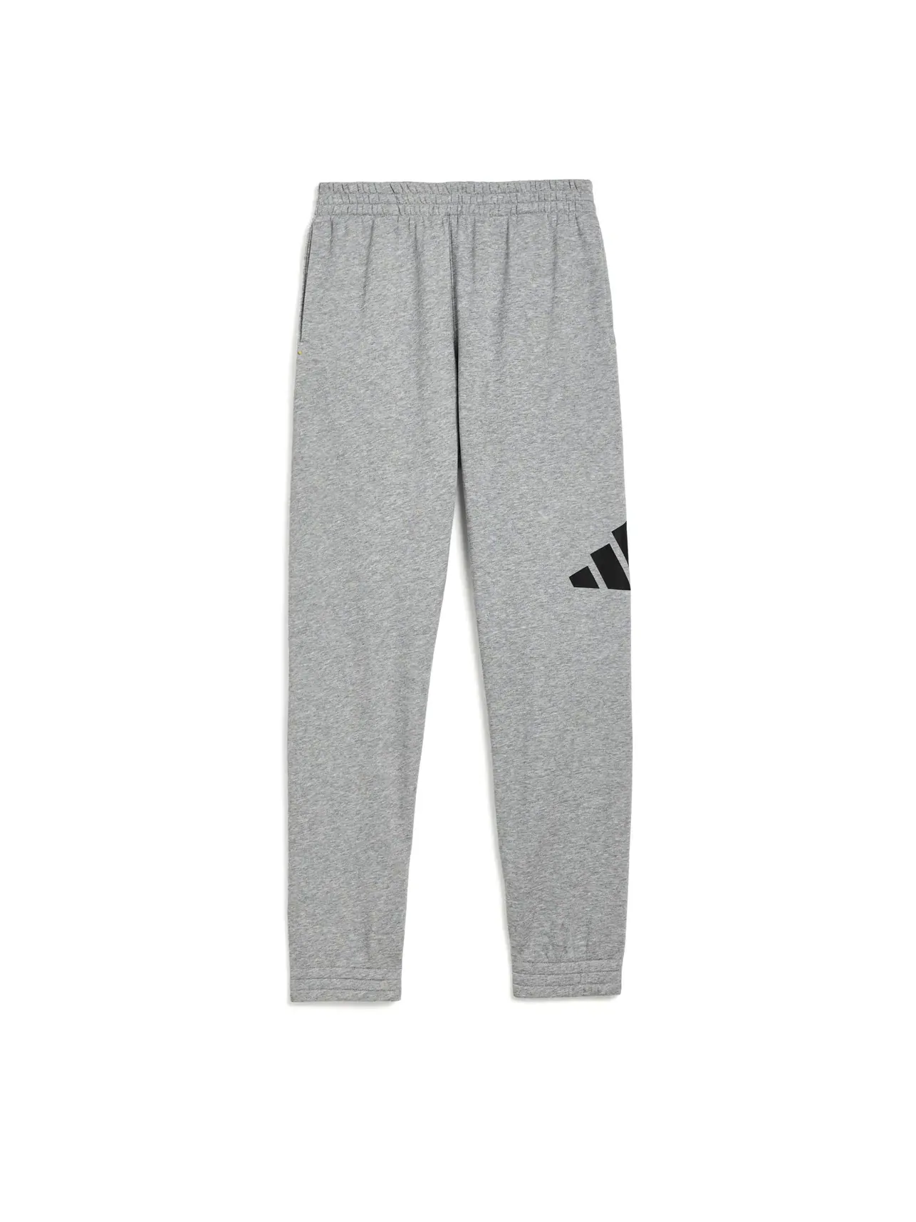 Спортивные брюки Essential Big Logo Fleece Heather Joggers (для детей постарше) Adidas Kids — изображение 1 из 3, серый