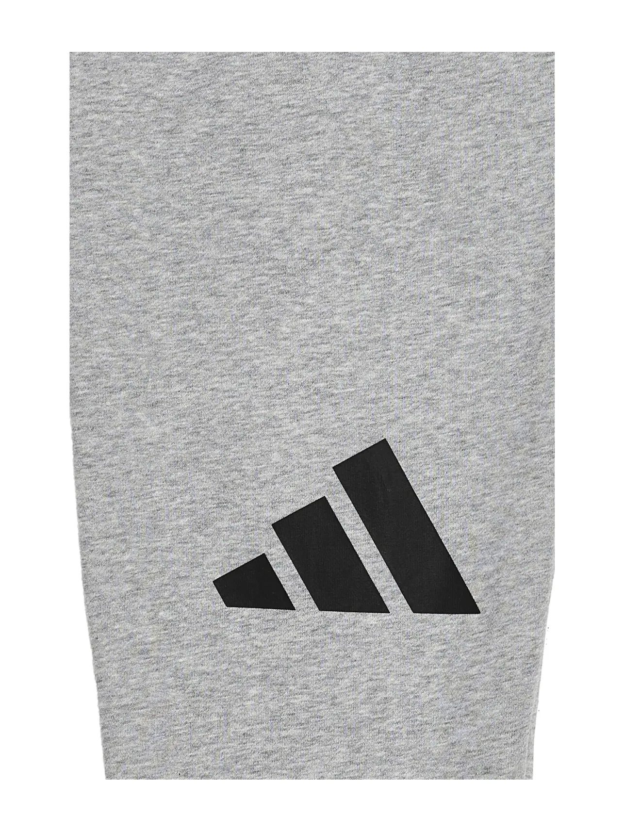 Спортивные брюки Essential Big Logo Fleece Heather Joggers (для детей постарше) Adidas Kids — изображение 3 из 3, серый
