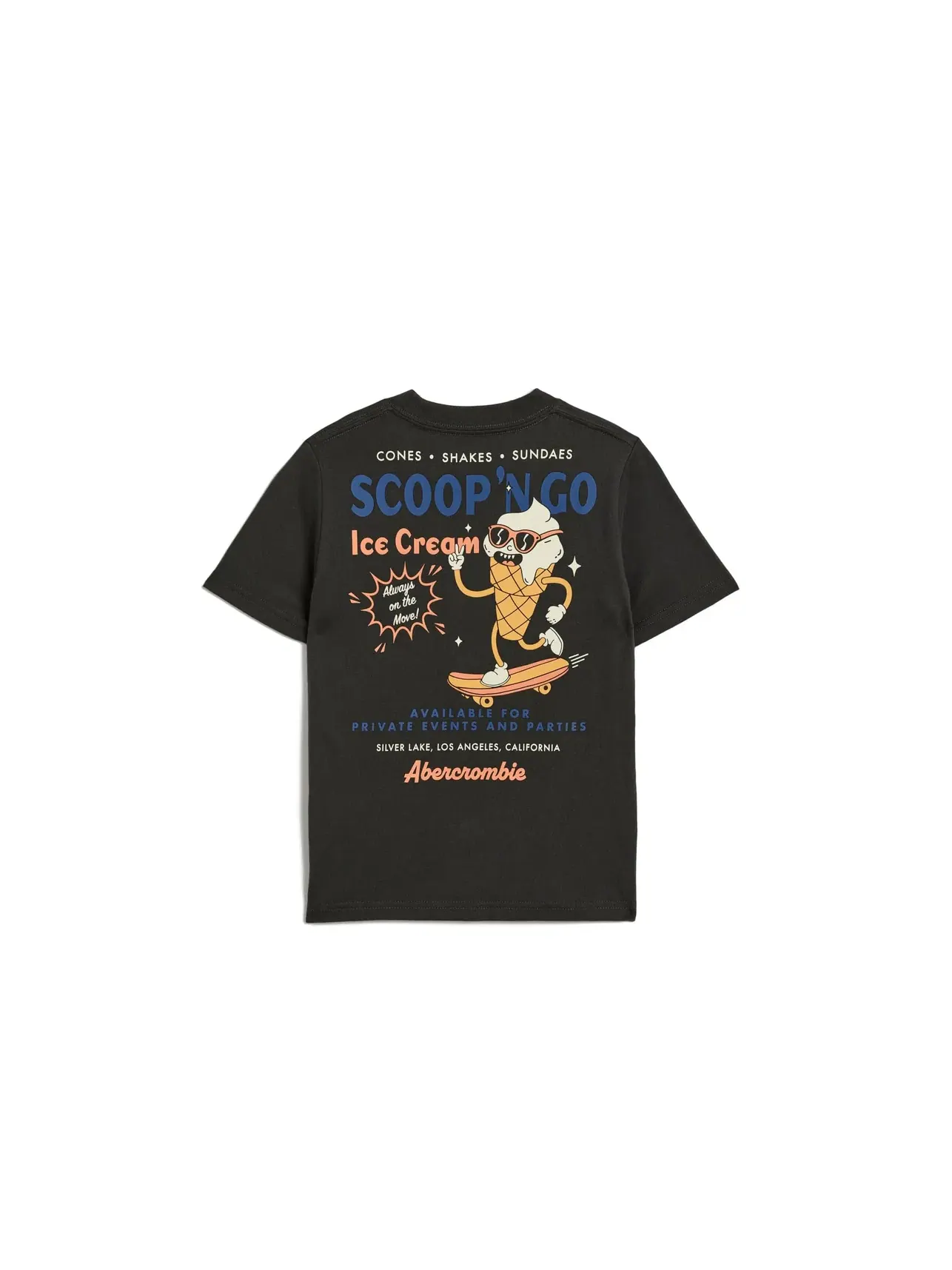 Футболка Scoop 'N Go Tee (для детей постарше) Abercrombie Kids — изображение 2 из 3, орхидейный