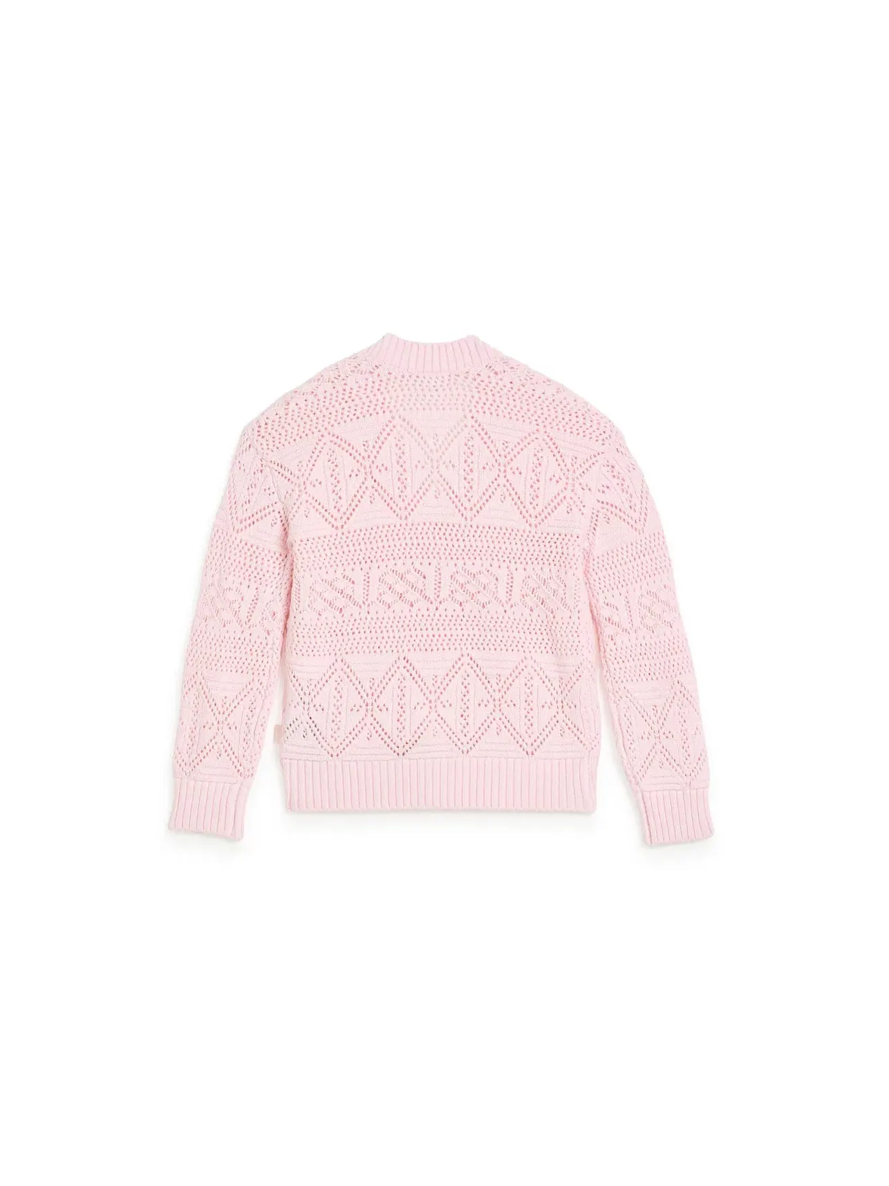 Кардиган Pointelle (для маленьких и больших детей) Abercrombie Kids — изображение 2 из 3, розовый
