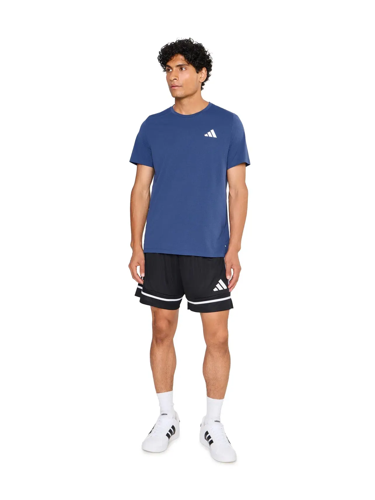 Шорты Squadra 25 Adidas — изображение 2 из 5, черный/черный/белый