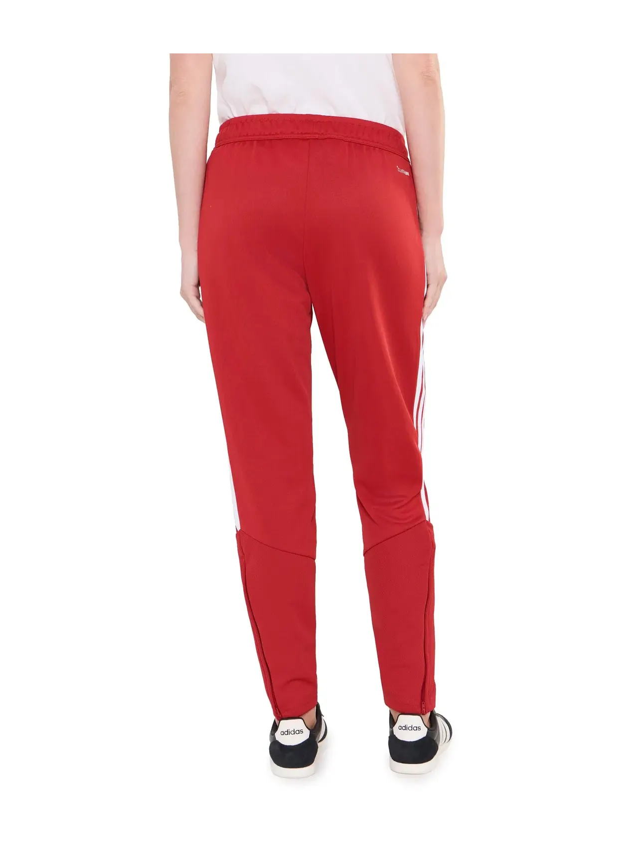 Брюки тренировочные Tiro 26 League Training Pants Adidas — изображение 4 из 5, красный/белый