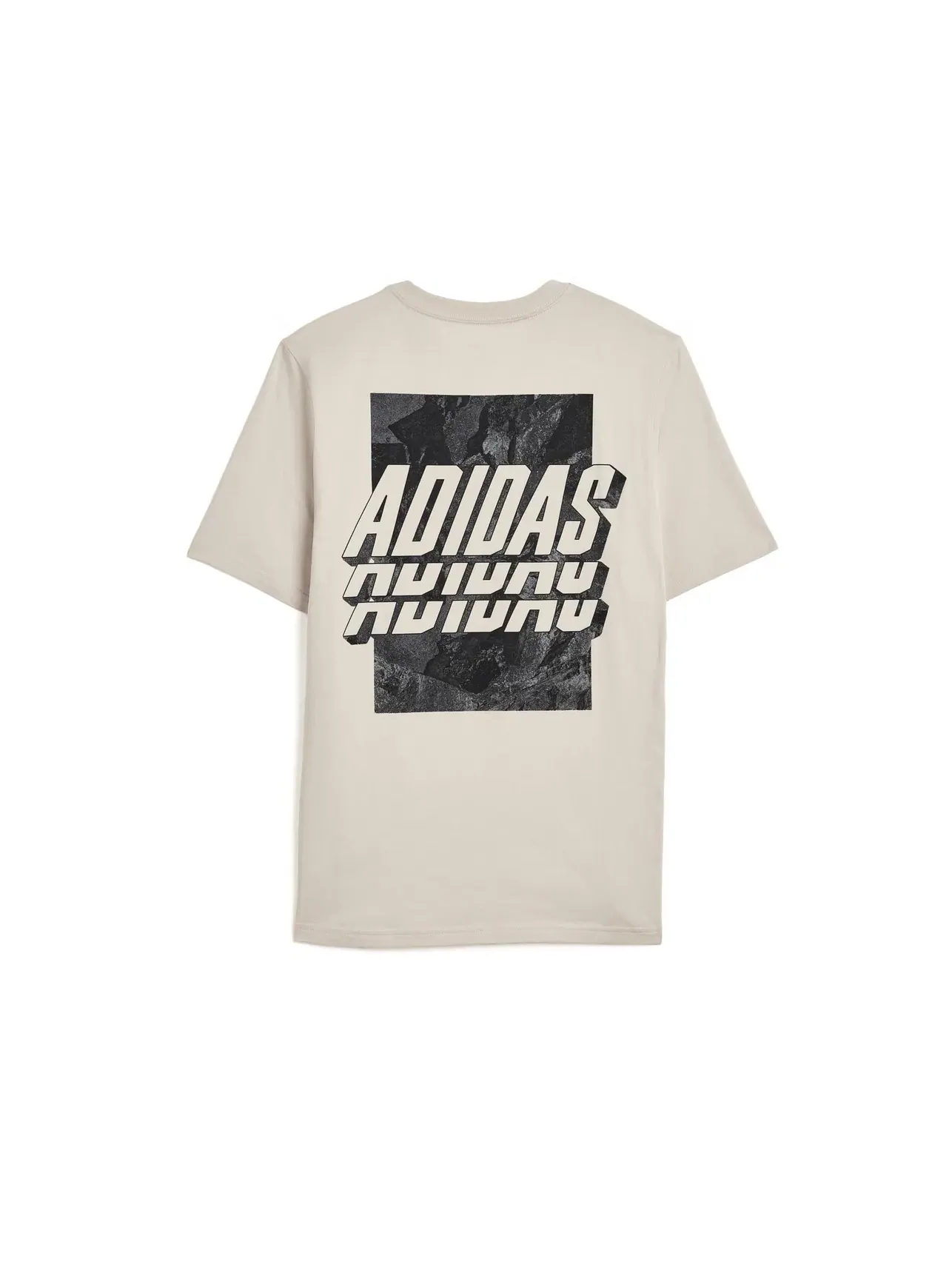 Футболка с камуфляжным принтом (для детей постарше) Adidas Kids — изображение 2 из 3, глинозем
