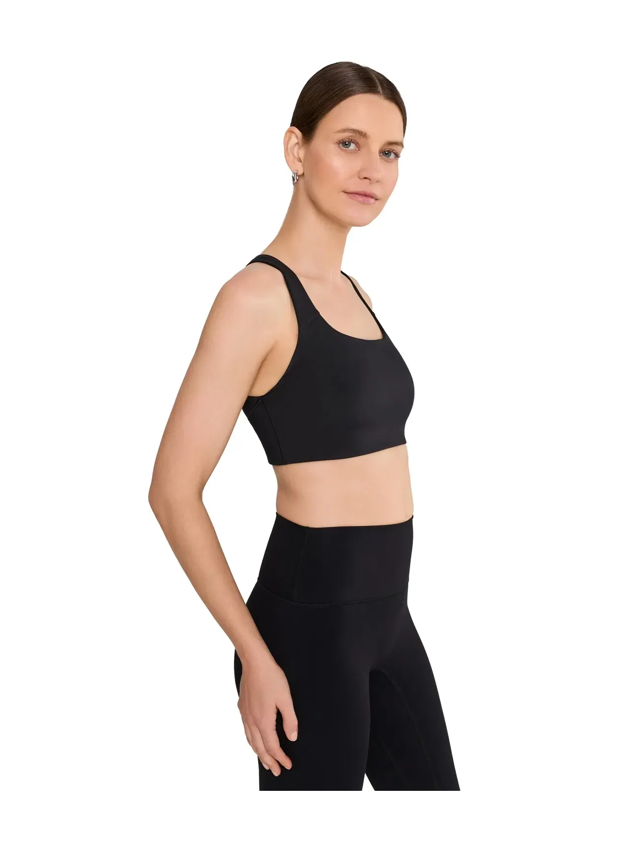 Спортивный бюстгальтер со средней поддержкой Optime Workout Medium-Support Bra Adidas — изображение 3 из 5, черный