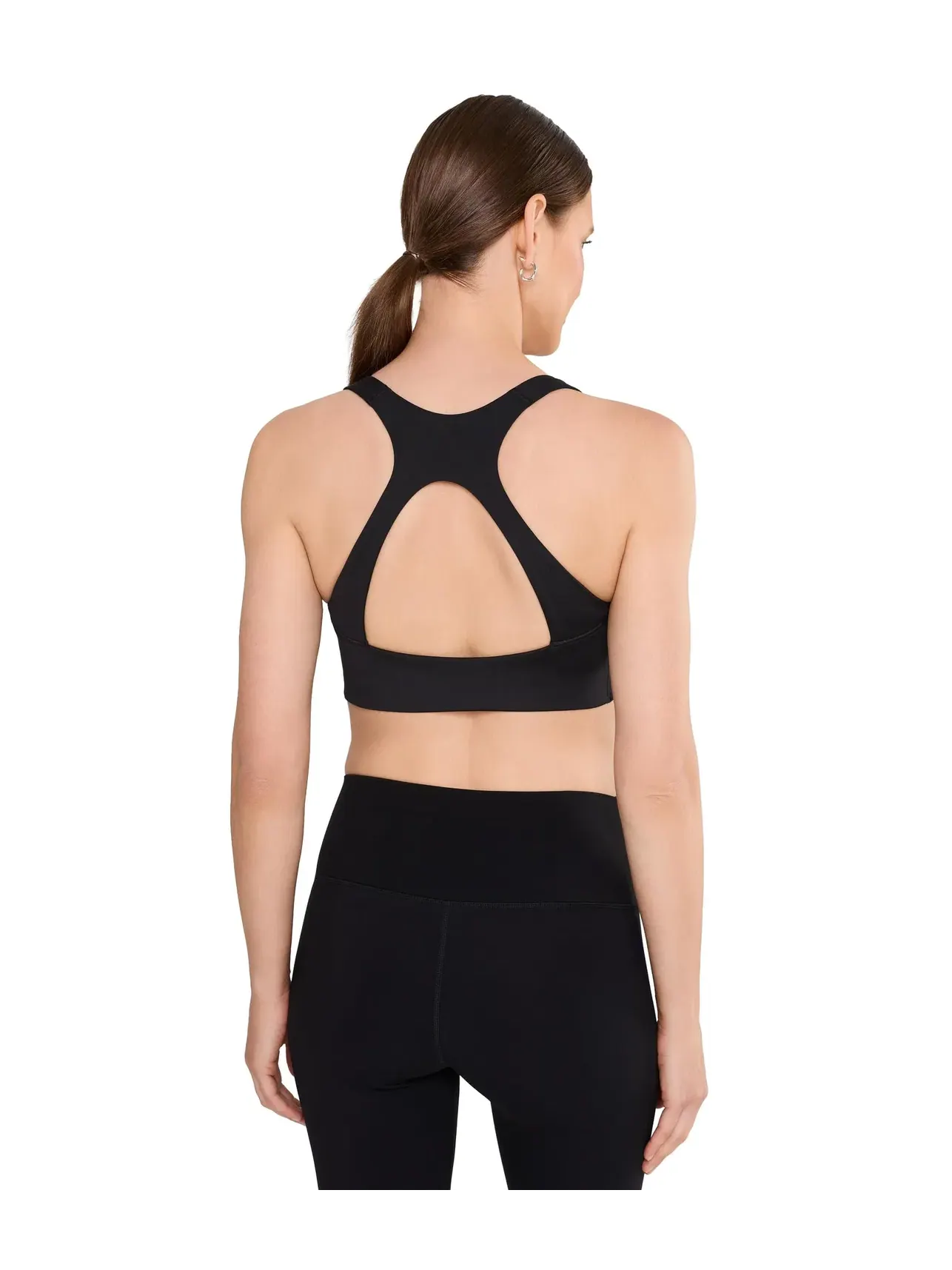 Спортивный бюстгальтер со средней поддержкой Optime Workout Medium-Support Bra Adidas — изображение 4 из 5, черный