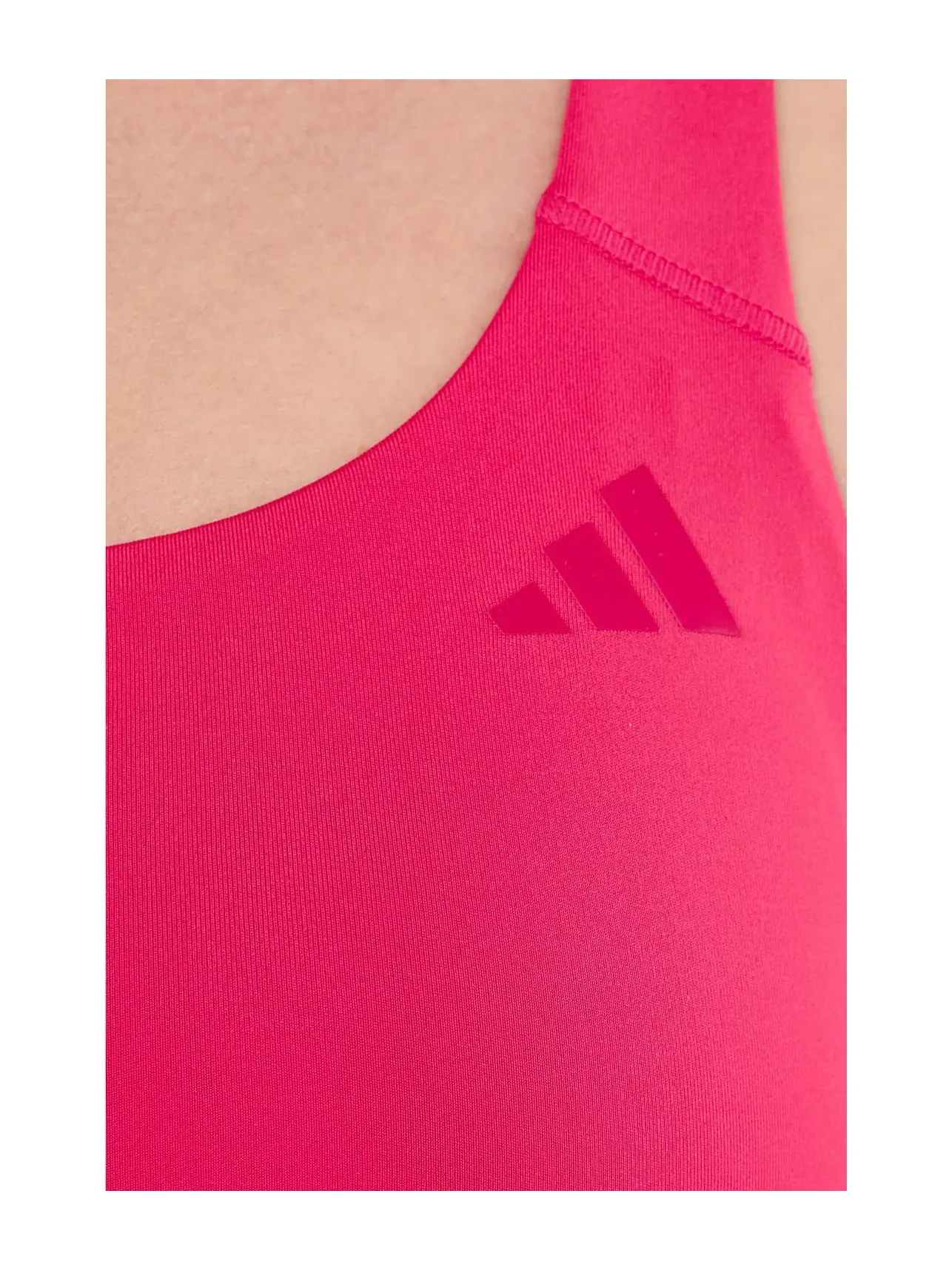 Спортивный бюстгальтер со средней поддержкой Optime Workout Medium-Support Bra Adidas — изображение 5 из 5, розовый